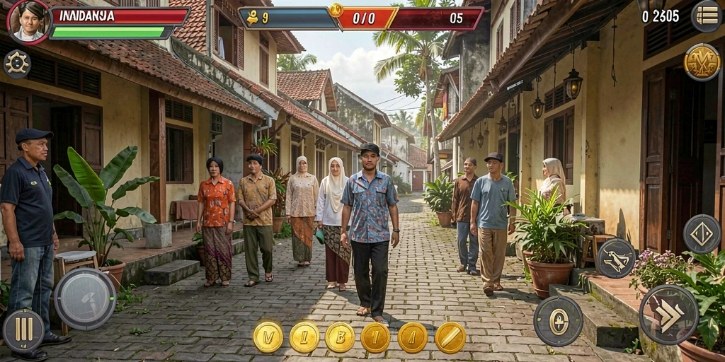 Fitur interaktif yang membuat permainan lebih seru.