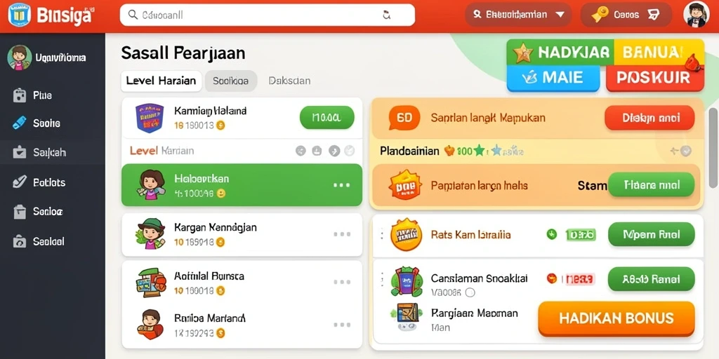 Screenshot menunjukkan karakter yang sedang beraksi.