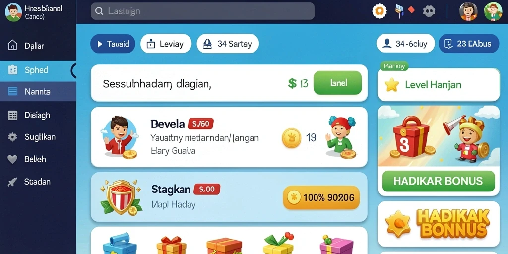 Level penuh tantangan yang memicu adrenalin.