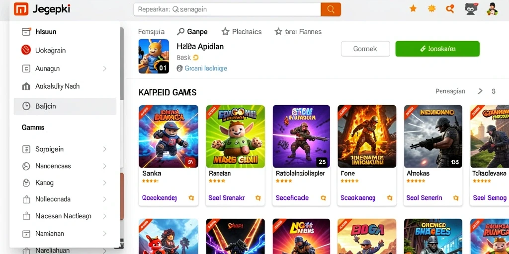 Cuplikan permainan yang menunjukkan grafis menakjubkan.