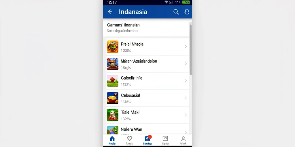 Screenshot dari sistem reward yang memuaskan.
