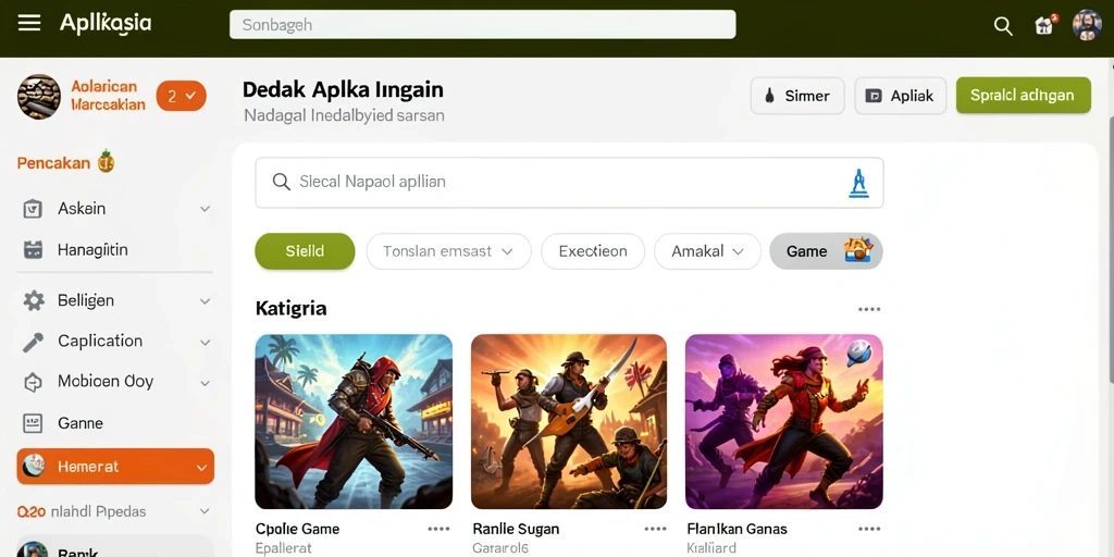 Visualisasi gameplay yang mengasyikkan dan mendebarkan.